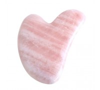 Mассажер ГУАША для лица (кварц розовый) Massager GUASHA rose quartz