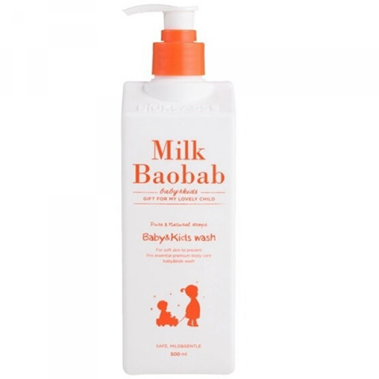 Детский гель для душа MilkBaobab Baby&Kids Wash 500мл 8802667002388