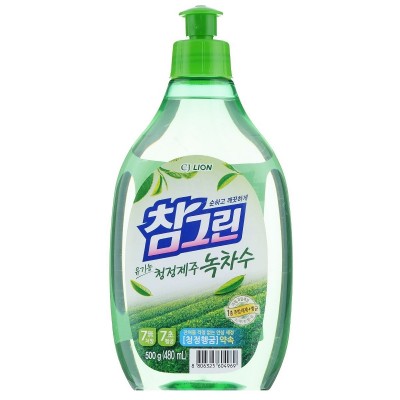 Lion жидкость для мытья посуды Chamgreen Зелёный чай 0.48 л