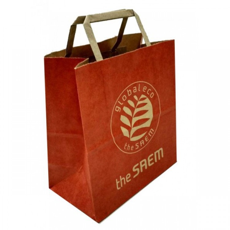 Пакет бумажный (Store Sundries) The Saem Kraft Shopping Bag (M) 220*100*310 8806164126530