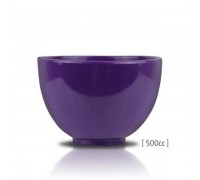 Косметическая чаша для размешивания маски Anskin Tools Rubber Bowl Middle (Purple) 500сс купить