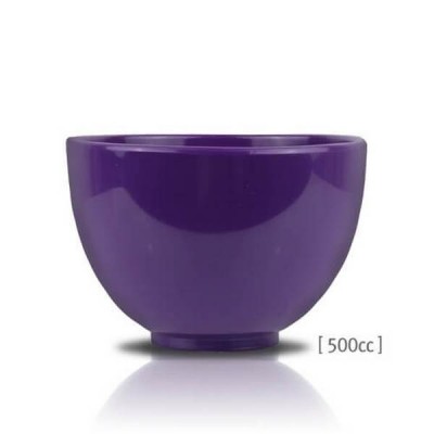 Косметическая чаша для размешивания маски Anskin Tools Rubber Bowl Middle (Purple) 500сс