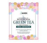 Маска альгинатная с экстрактом зеленого чая успокаивающая Anskin Original Green Tea Modeling Refill 25гр купить