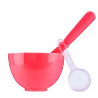 Набор для нанесения альгинатных масок Anskin Tools Beauty Set Red (Rubber Ball SmallSpatula middleMeasuring Cup) 3шт