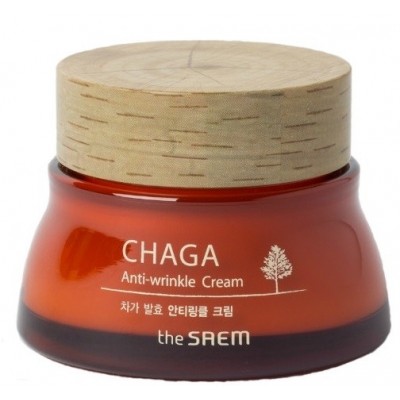 Крем для лица антивозрастной с экстрактом чаги The Saem CHAGA Anti-wrinkle Cream 60мл