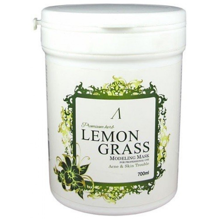 Маска альгинатная для проблемной кожи Anskin PREMIUM Herb Lemongrass Modeling Mask Refill 1000гр купить