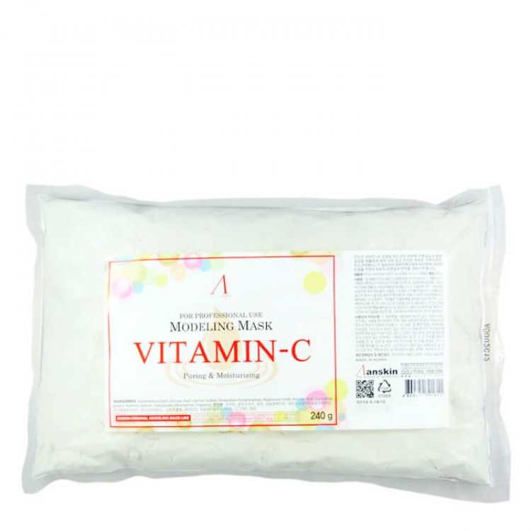 Маска альгинатная с витамином С Anskin Original Vitamin-C Modeling Mask (пакет) 240гр купить