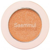 Тени для век The Saem Saemmul Single Shadow (Glitter) CR07 Honey Coral 1,6гр