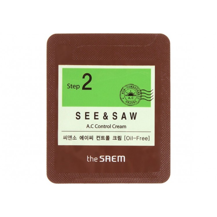 Крем для проблемной кожи The Saem SEE & SAW AC Control Cream 1мл купить