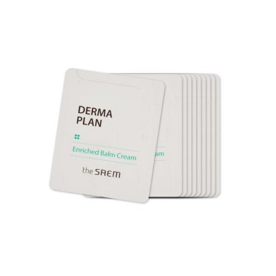 Крем-бальзам увлажняющий для чувствительной кожи The Saem DERMA PLAN Enriched Balm Cream 1.5 мл