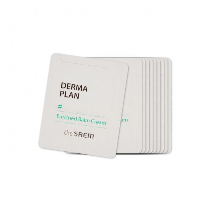 Крем-бальзам увлажняющий для чувствительной кожи The Saem DERMA PLAN Enriched Balm Cream 1.5 мл купить