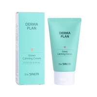Крем для лица успокаивающий The Saem Derma Plan Green Calming Cream 70мл