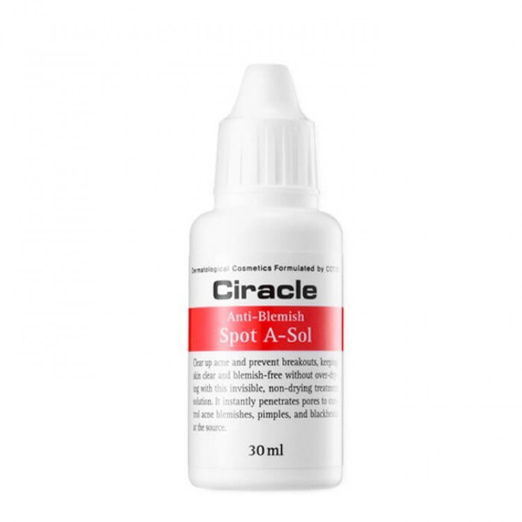 Средство точечное от акне Ciracle Anti-blemish Spot A Sol Anti-acne 30мл купить