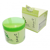 Крем для лица массажный WELCOS Green Tea Control Massage Cream 300гр