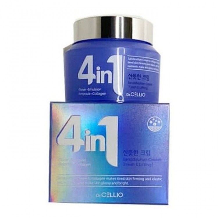 Крем пробник Dr.CELLIO G50 4 IN 1 SANDEUNHAN CREAM (Collagen) 2мл 2000763439176