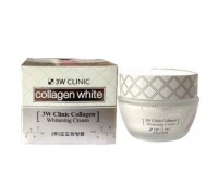 Осветляющий крем для лица с коллагеном 3W Clinic Collagen Whitening Cream 60 мл