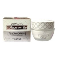 Осветляющий крем для лица с коллагеном 3W Clinic Collagen Whitening Cream 60 мл