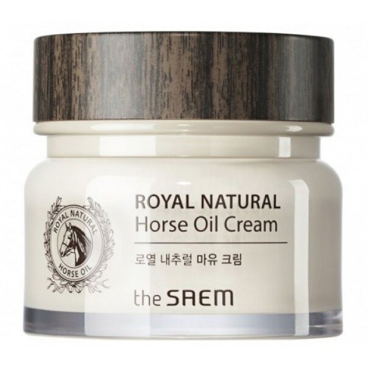 Крем для лица с лошадиным жиром The Saem Royal Natural Horse Oil Cream 80мл 8806164175934