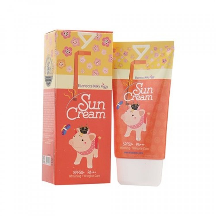 Солнцезащитный крем с коллагеном Elizavecca Milky Piggy Sun Cream SPF50+ 50 мл купить