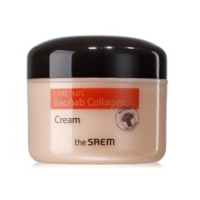 Крем для лица с коллагеном The Saem Care Plus Baobab Collagen Cream 100 мл