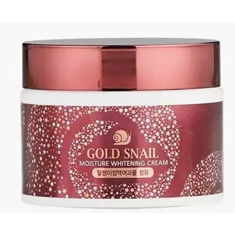 Крем для лица с муцином улитки Enough Gold Snail Moisture Whitening Cream 50мл 8809480655449