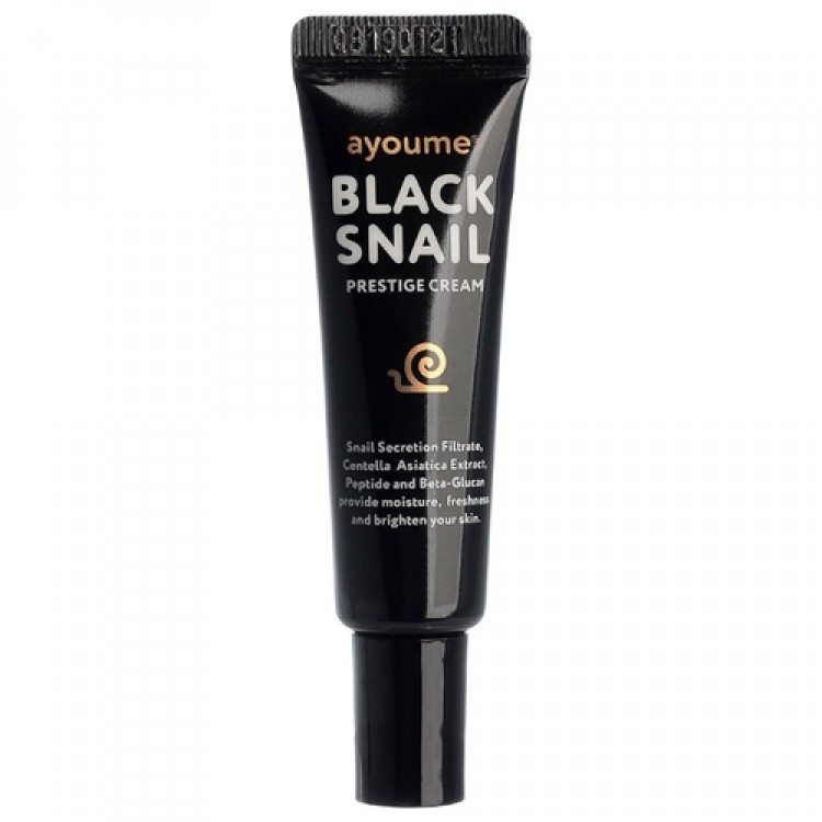 Крем для лица с муцином черной улитки AYOUME Black Snail Prestige Cream miniature 8мл купить