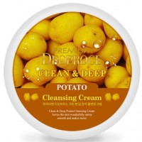 Крем для лица очищающий с экстрактом картофеля DEOPROCE CLEAN & DEEP POTATO CLEANSING CREAM 300гр