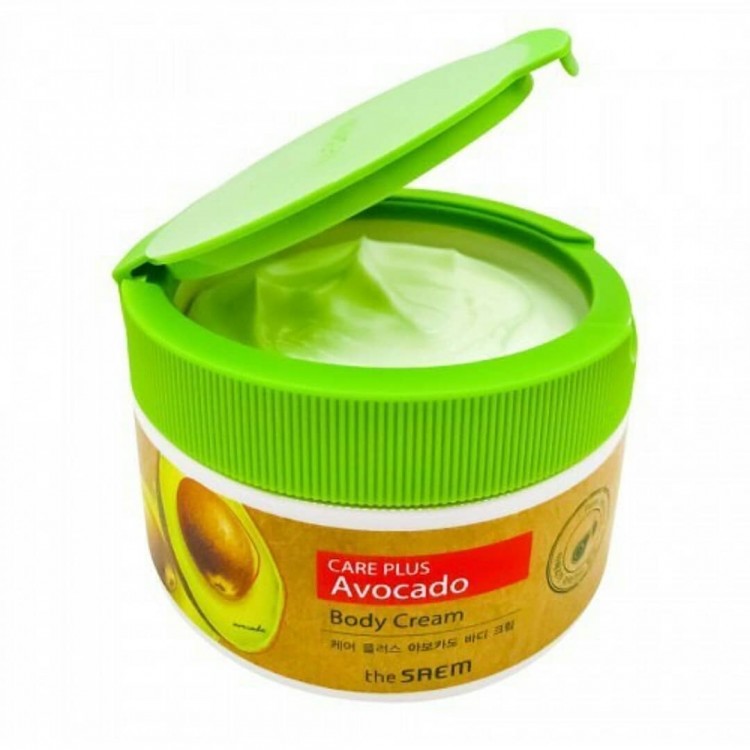 Крем для тела The Saem Care Plus Avocado Body Cream на основе экстракта авокадо 300 мл купить