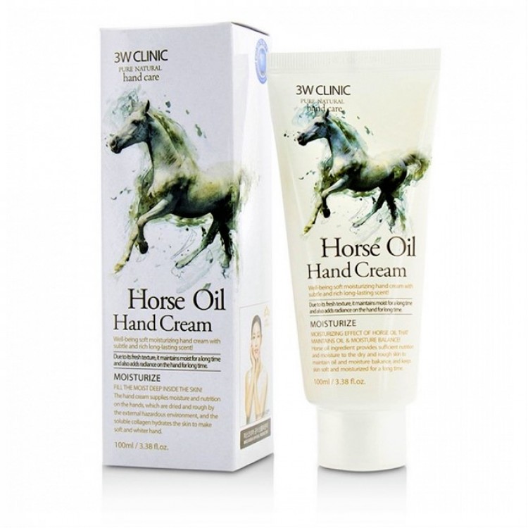Крем для рук 3W Clinic Horse Oil Hand Cream 100 мл купить