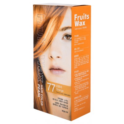 Гель для волос (Краска на фруктовой основе) WELCOS Fruits Wax Pearl Hair Color #77 60мл*60гр