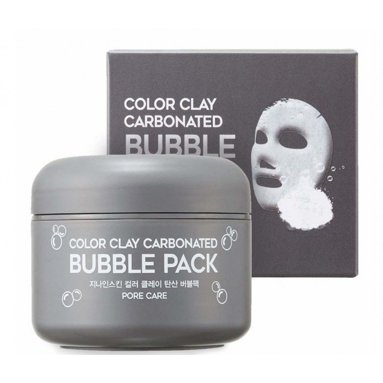 Маска для лица глиняная пузырьковая G9SKIN Color Clay Carbonated Bubble Pack 100мл 8809211654284