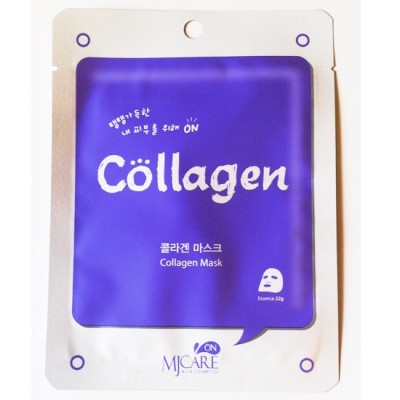 Маска тканевая с коллагеном Mijin On collagen mask pack