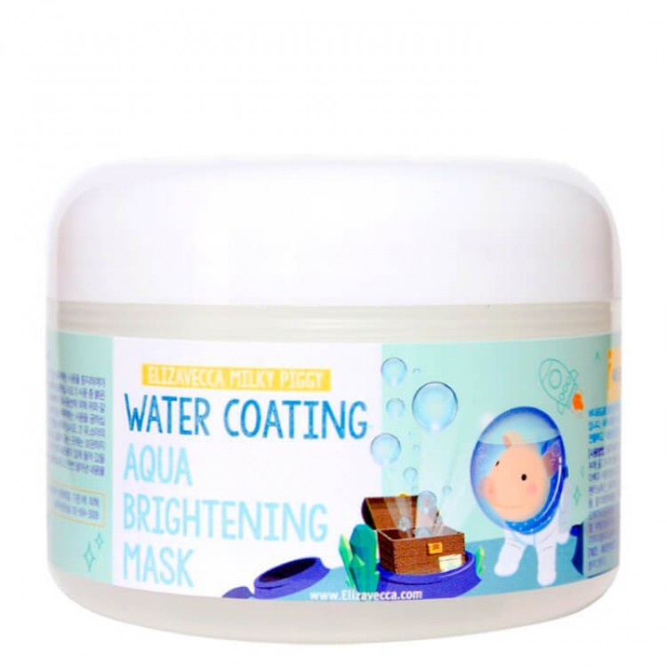 Маска увлажняющая для сияния кожи Elizavecca Water Coating Aqua Brightening Mask 100гр купить