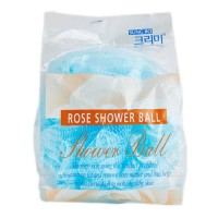 Мочалка для душа Sung Bo Cleamy Clean  Beauty Flower Ball Rose Shower Bal