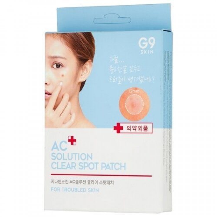 Маска-патч G9SKIN AC SOLUTION ACNE CLEAR SPOT PATCH (SACHET TYPE) 8809211654697