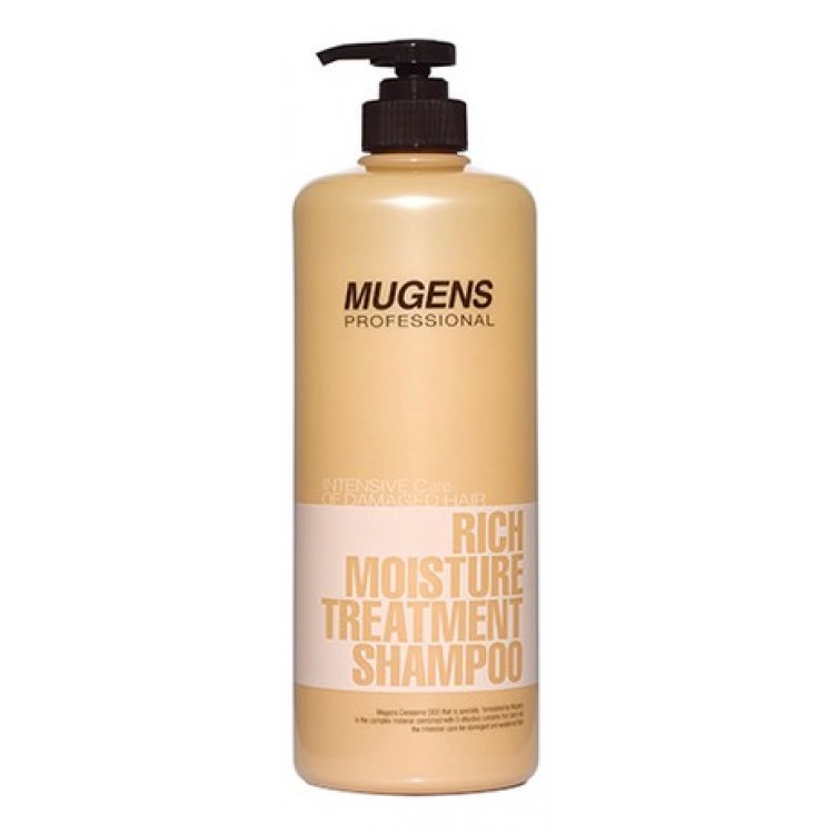 Шампунь для волос WELCOS Mugens Rich Moisture Treatment Shampoo 1000гр 8803348018216