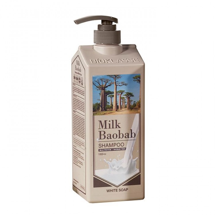 Шампунь для волос MilkBaobab Original Shampoo White Soap 1000мл 8802667003385