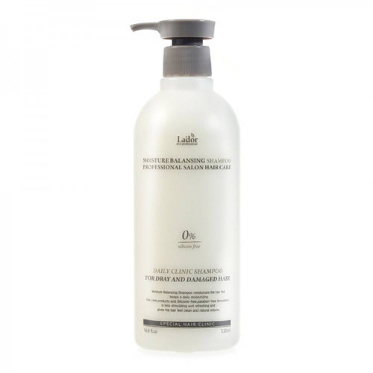 Профессиональный увлажняющий шампунь безсиликоновый LADOR Moisture Balancing Shampoo 530 мл купить