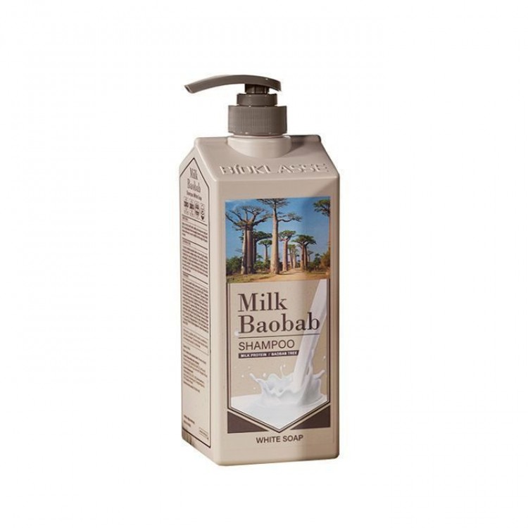 Шампунь для волос MilkBaobab Perfume Shampoo White Soap 500мл 8802667004207