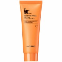 Крем солнцезащитный The Saem Eco Earth Face&Body Waterproof Sun Cream SPF 50+ PA++++ 100мл