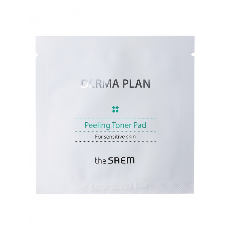 Пилинг-пады тонизирующие The Saem Derma Plan Peeling Toner Pad 1шт купить