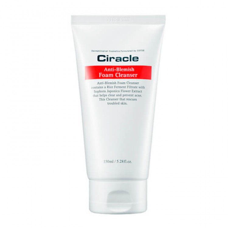Пенка для умывания для жирной кожи Ciracle anti-blemish Foam Cleanser Anti-acne 150мл купить