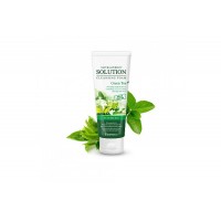 Пенка для умывания зеленый чай DEOPROCE NATURAL PERFECT SOLUTION CLEANSING FOAM GREENTEA 170гр