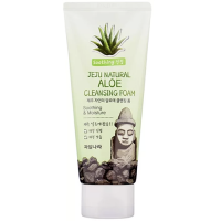 Пенка для лица Jeju Natural Aloe Cleansing Foam WELCOS 120гр