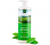 Бальзам для волос с зеленым чаем и хной DEOPROCE RINSE - GREENTEA HENNA PURE REFRESH 1000мл