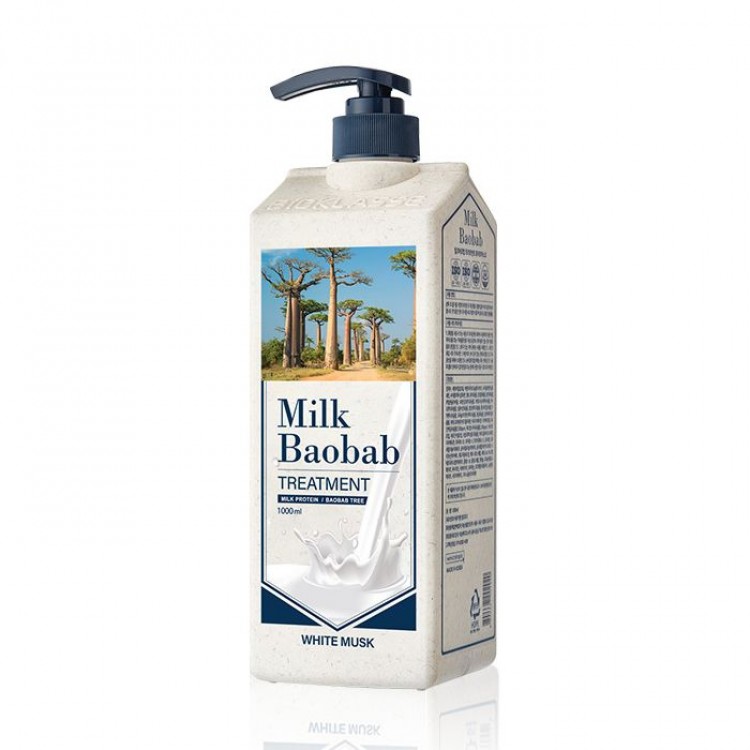 Бальзам для волос MilkBaobab Original Treatment White Musk 1000мл 8802667002920