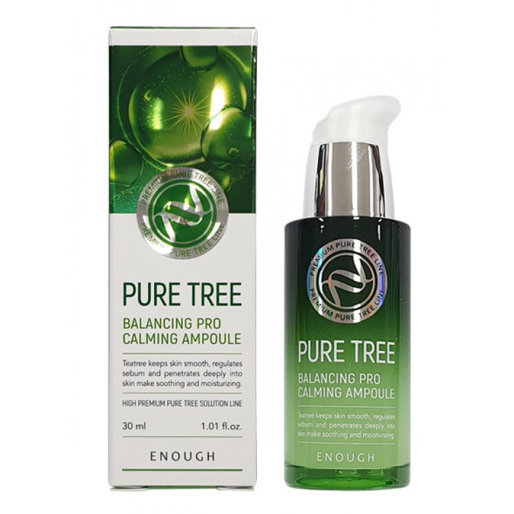 Сыворотка чайное дерево ENOUGH Pure Tree Balancing Pro Calming Ampoule 30мл 8809438485029