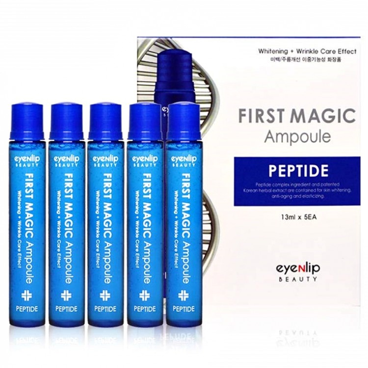 Ампулы для лица с пептидами Eyenlip First Magic Ampoule Peptide 13мл*5 8809555252566