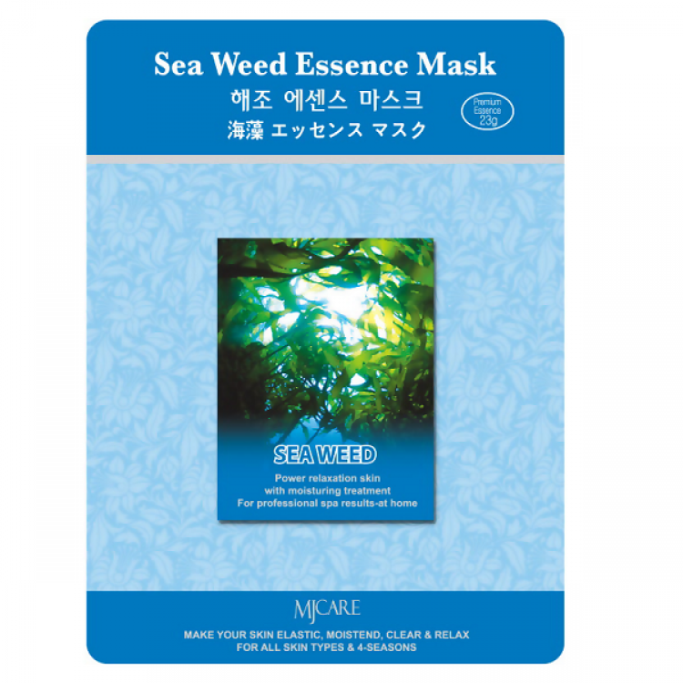 Маска тканевая для лица Морские водоросли Mijin Sea Weed Essence Mask 23гр 8809220801778