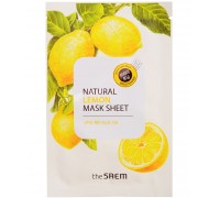 Маска на тканевой основе для лица N с экстрактом лимона The Saem Natural Lemon Mask Sheet 21мл